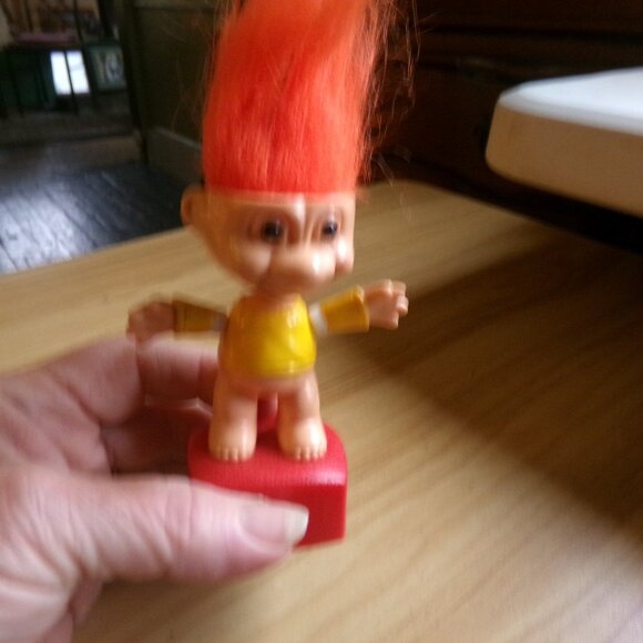 vintage rubber and plastic troll. - Picture 4 of 4